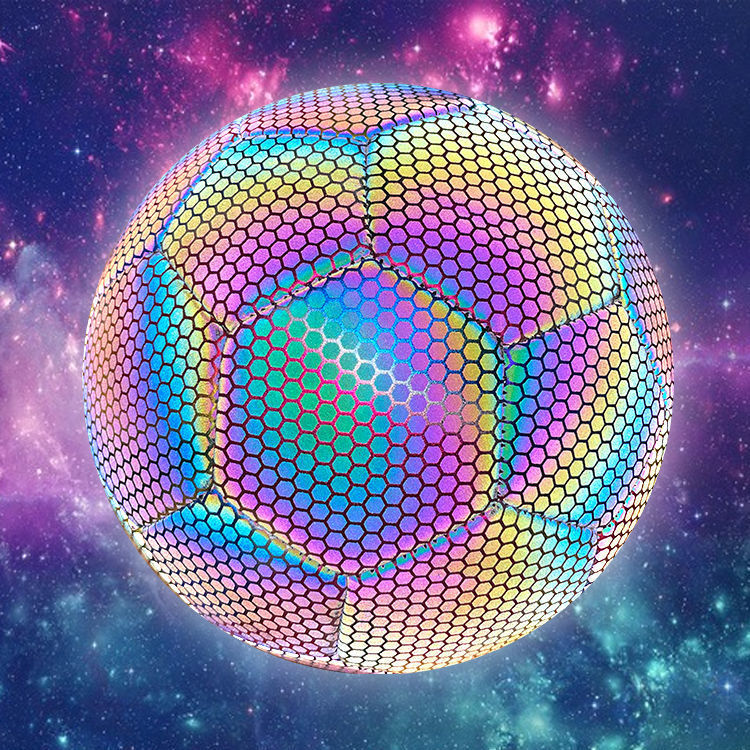 发光足球4号5号酷炫反光夜光荧光高颜值男生日礼物礼盒款刻字定制4号