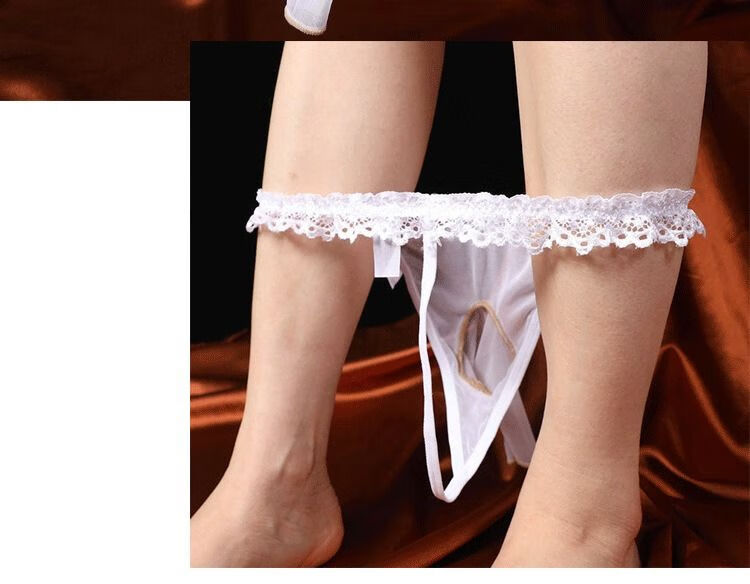 情趣内衣大码全透明性感紧身套丁字裤男用伪娘内裤可插自玩蕾丝自慰