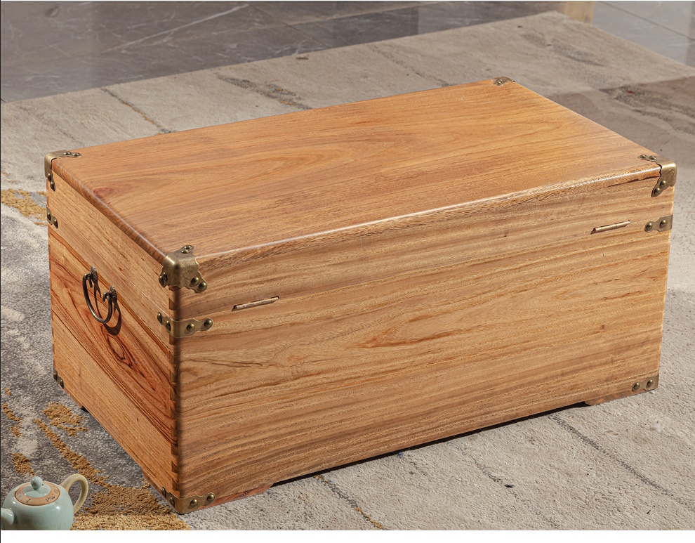 确不凡香樟木箱子全樟木樟木箱储物箱整板衣箱字画衣物收藏防虫防蛀