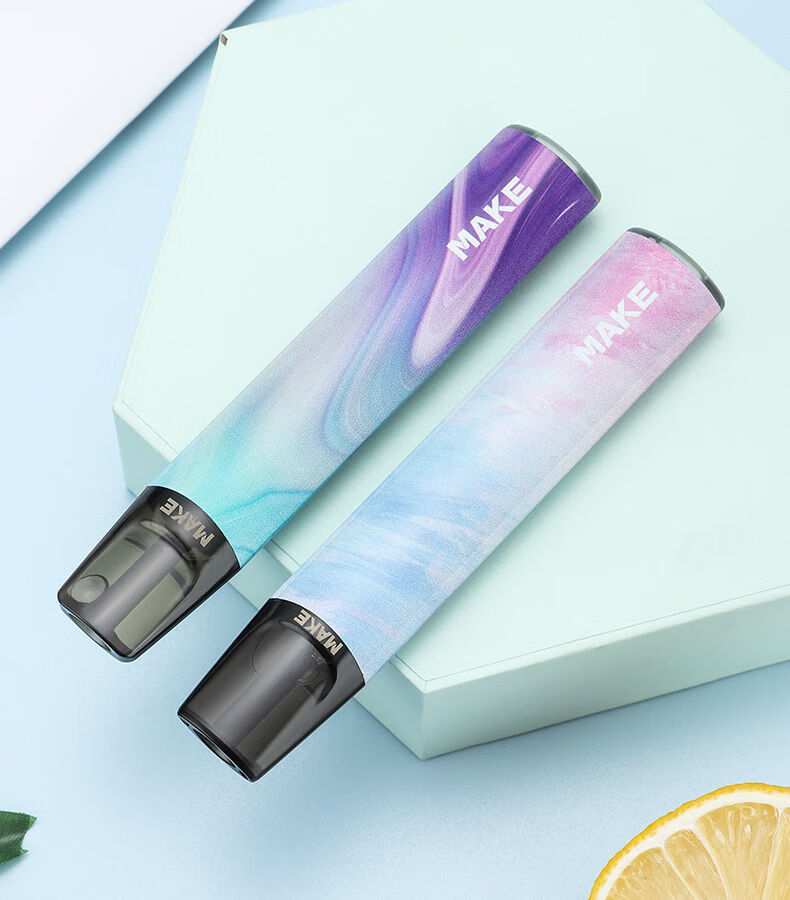 气雾吸棒电子雾化吸入式网红男女茶烟戒吸神器水果味 少女粉-(气雾吸