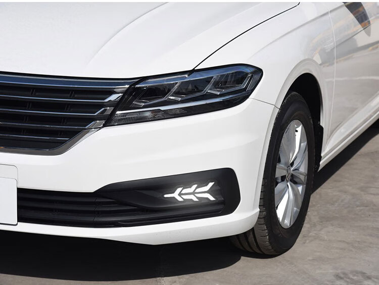 18-19款朗逸plus日行灯全新朗逸plus前雾灯改装led日间行车灯 飞机款