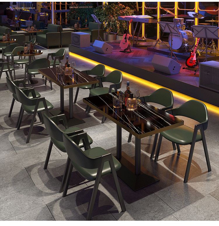 【实用精选】 复古酒吧桌椅小酒馆清吧小龙虾夜宵餐吧烧烤店餐饮奶茶