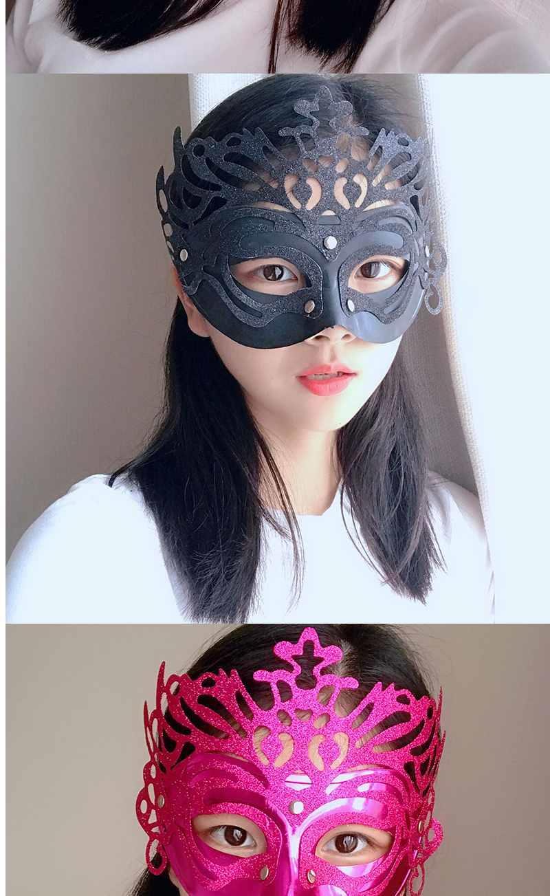 节庆派对网红羽毛半脸面具婚庆化妆舞会情侣成人儿童演出主播面具侧脸