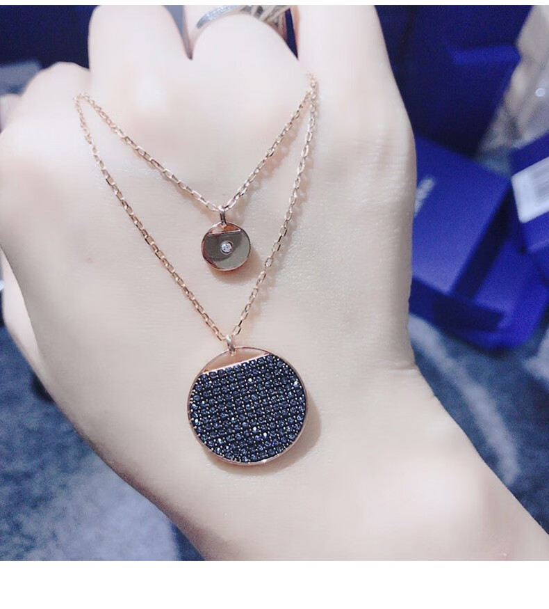 swarovski施华洛世奇项链ginger多层次吊坠锁骨时尚饰品闺蜜女友礼物