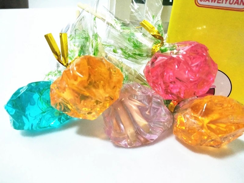 儿时零食糖果佳味园麦芽拉丝糖搅搅糖彩色粘牙糖15*30支 一盒拉丝糖