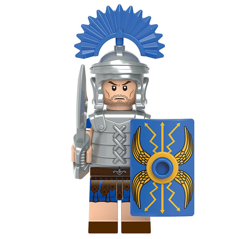 乐高lego斯巴达勇士圣殿骑士拼装积木人仔玩具生日礼物1731罗马百夫长