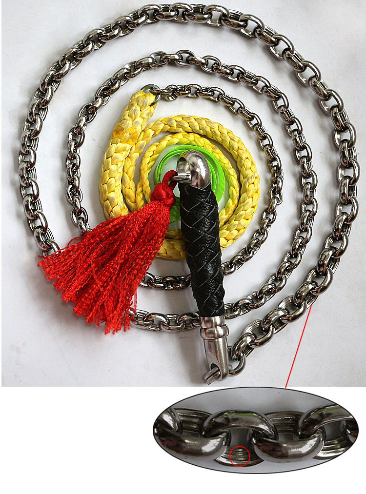 304不锈钢螺母鞭麒麟鞭花式甩鞭健身响鞭铁鞭钢鞭打套路鞭初学鞭热奥