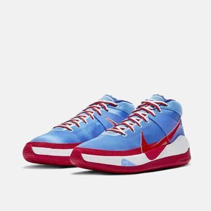 耐尅联名杜兰特13代奥利奥蝴蝶花卉kd13美国队实战战靴篮球鞋黑扎染