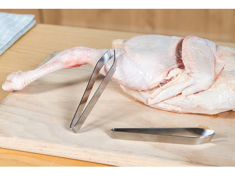 不锈钢镊子 加厚拔毛器 猪毛钳拔鸭毛夹除鸡毛拔鱼骨鱼刺镊子【图片