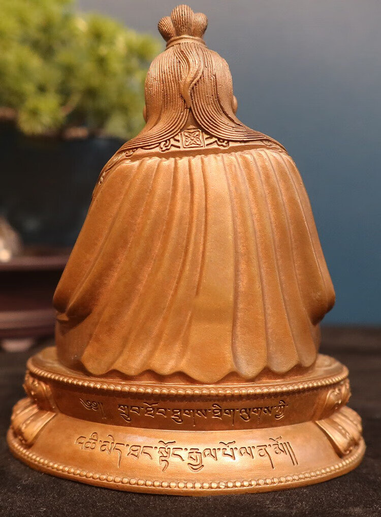 威艾15斯(vs)艾玛火 唐东杰布佛像纯铜3寸高10cm藏传密宗佛像红铜