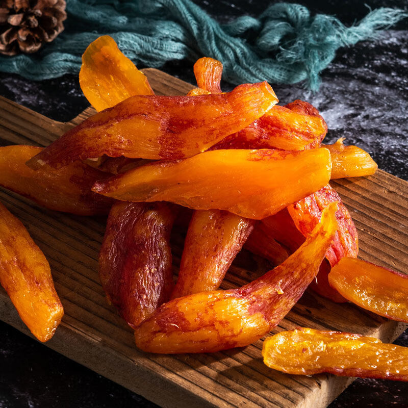 带皮小香薯干农家原味自制倒蒸红薯干地瓜干250g-1000g 带皮香薯干