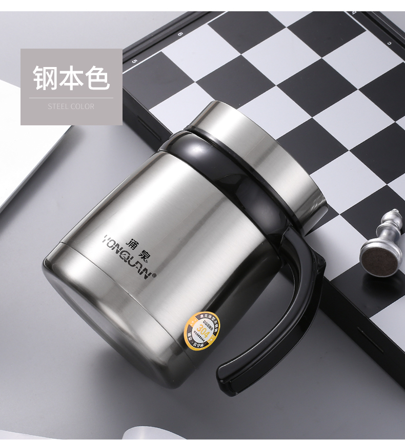 保温杯男士成人学生304不锈钢水杯大肚杯子大容量办公泡茶杯大肚款