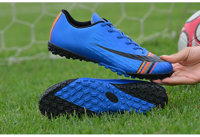 儿童短钉足球鞋男女士成人碎钉足球鞋新品tf钉训练鞋学生考试比赛用软