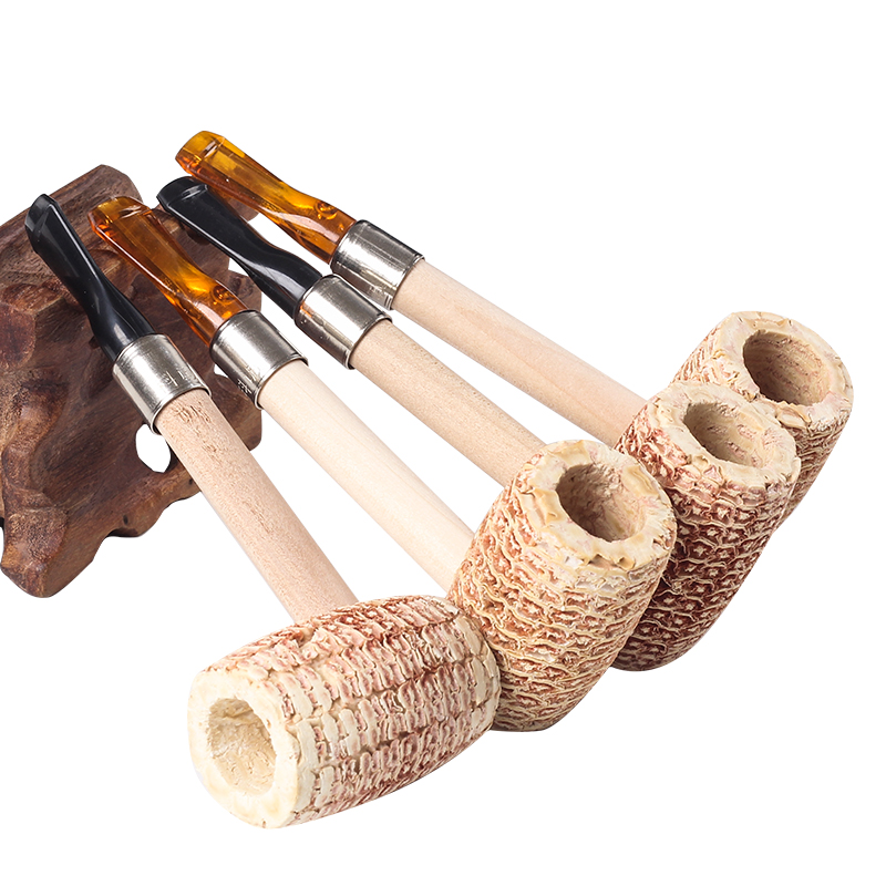 【匠心品质】玉米棒烟斗 密苏里同款乡绅酒桶玉米烟斗3mm烟道手工便携