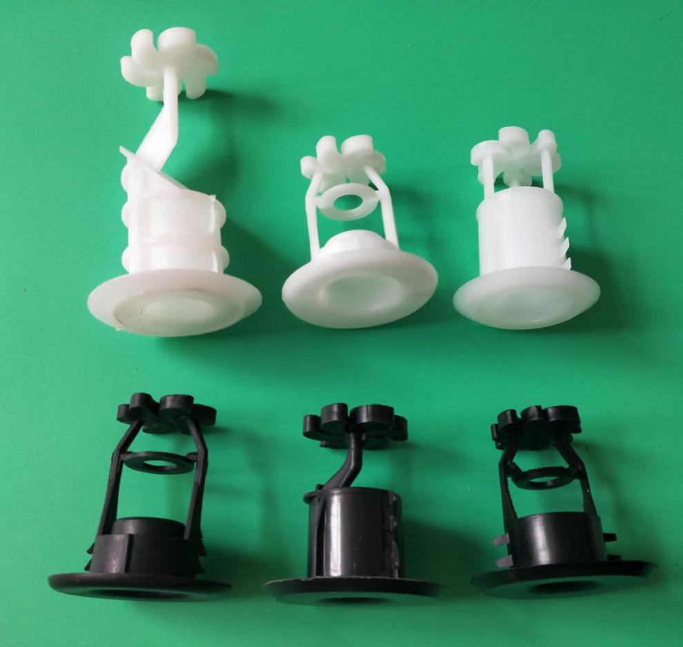 冷却塔喷头海鸥防松螺旋蒸发冷喷头带胶圈金日离心靶式喷雾带法兰白色