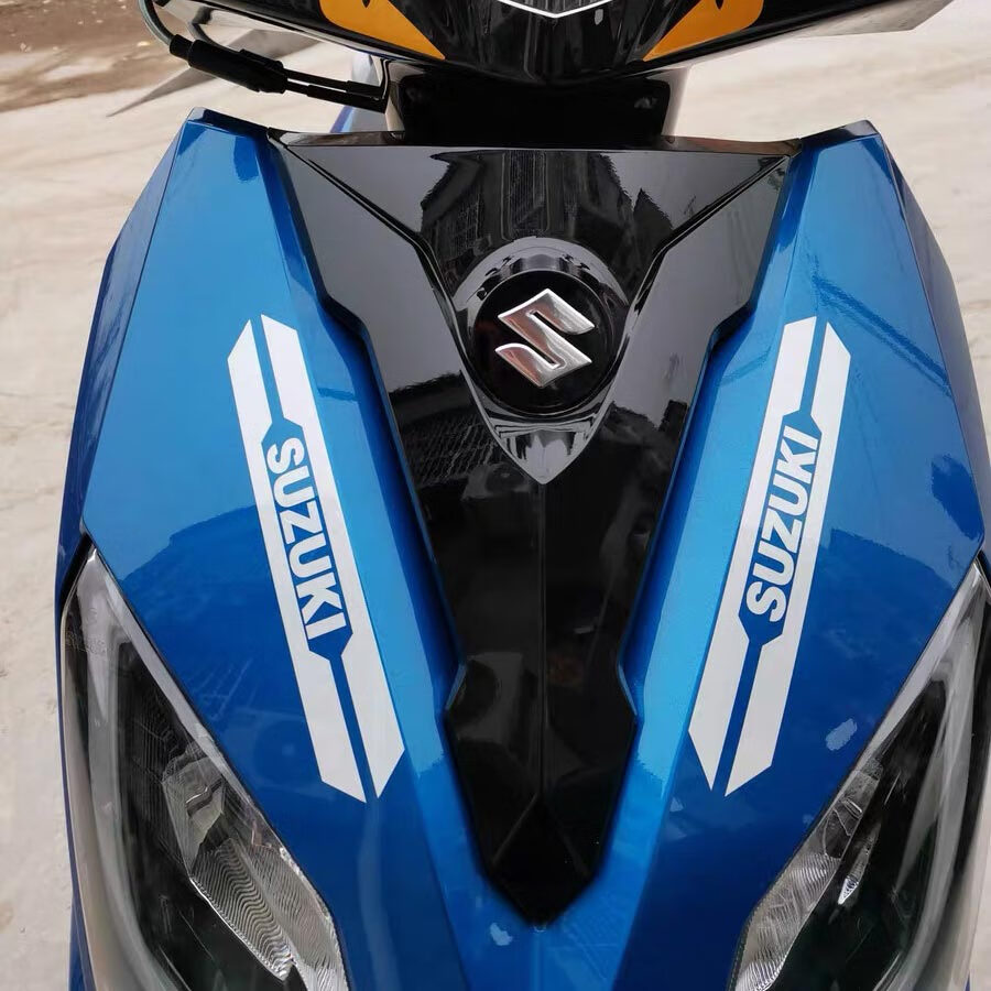 铃木uy125踏板车摩托车贴纸适用uy125改装车个性轮毂贴画uu125轮毂贴