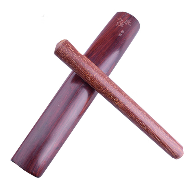 梆子打击乐器实木豫剧梆子京剧河北梆子秦腔戏剧红木二棒锤 紫檀豫剧