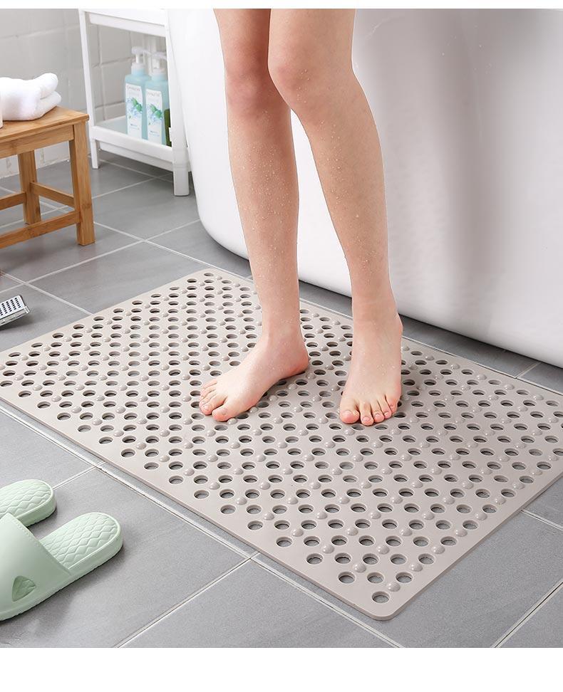 浴室防滑地垫家用淋浴洗澡防摔免洗脚垫子卫生间厕所冲凉防水地垫