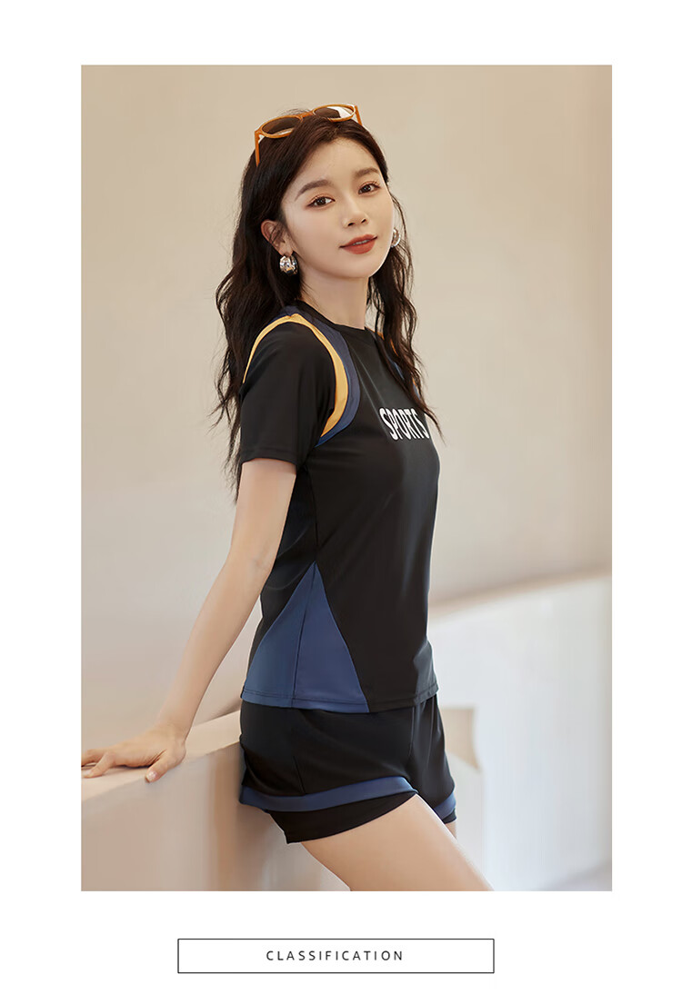 柯帛大码泳衣女分体保守胖mm200斤遮肚显瘦学生训练游泳运动游泳馆装