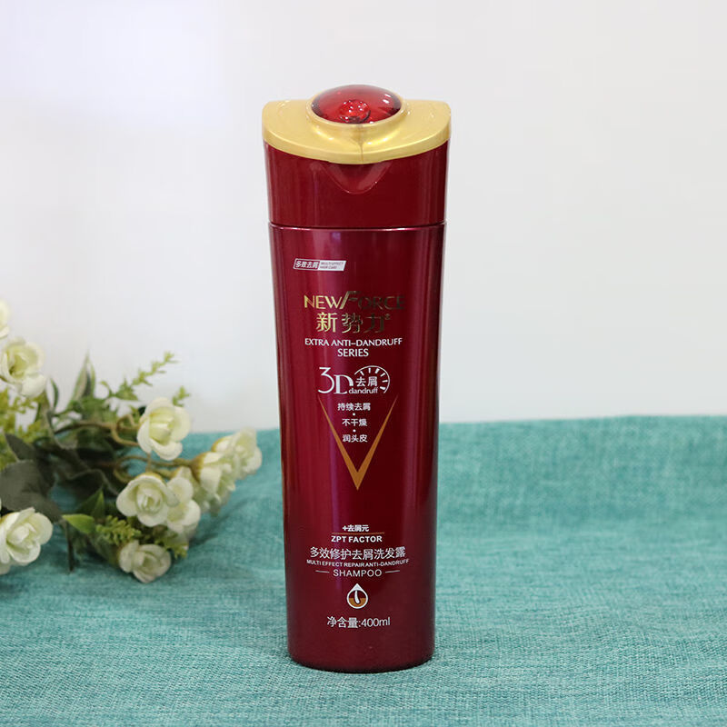 新势力多效去屑洗发露羊绒脂丝滑水凝滋养柔顺洗发水fenyi400ml水凝