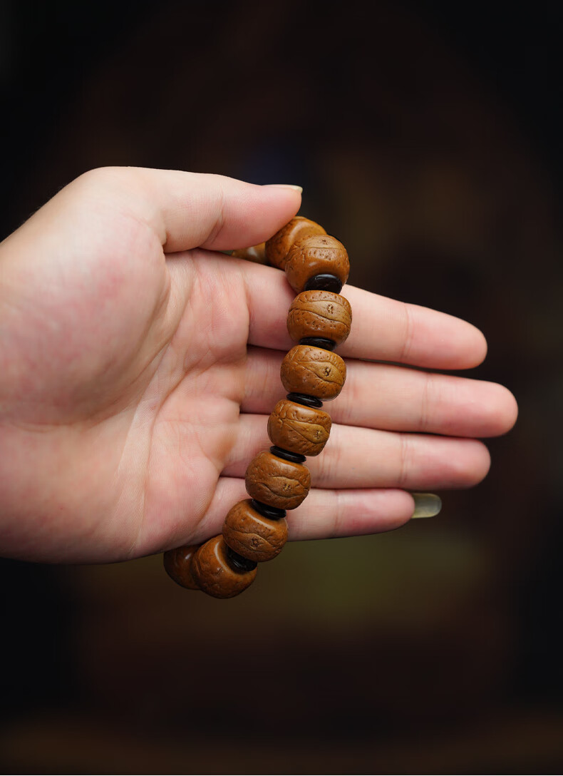 【京品优选】高端品质凤眼菩提尼泊尔原籽藏式刚菩提子佛珠手链男女士