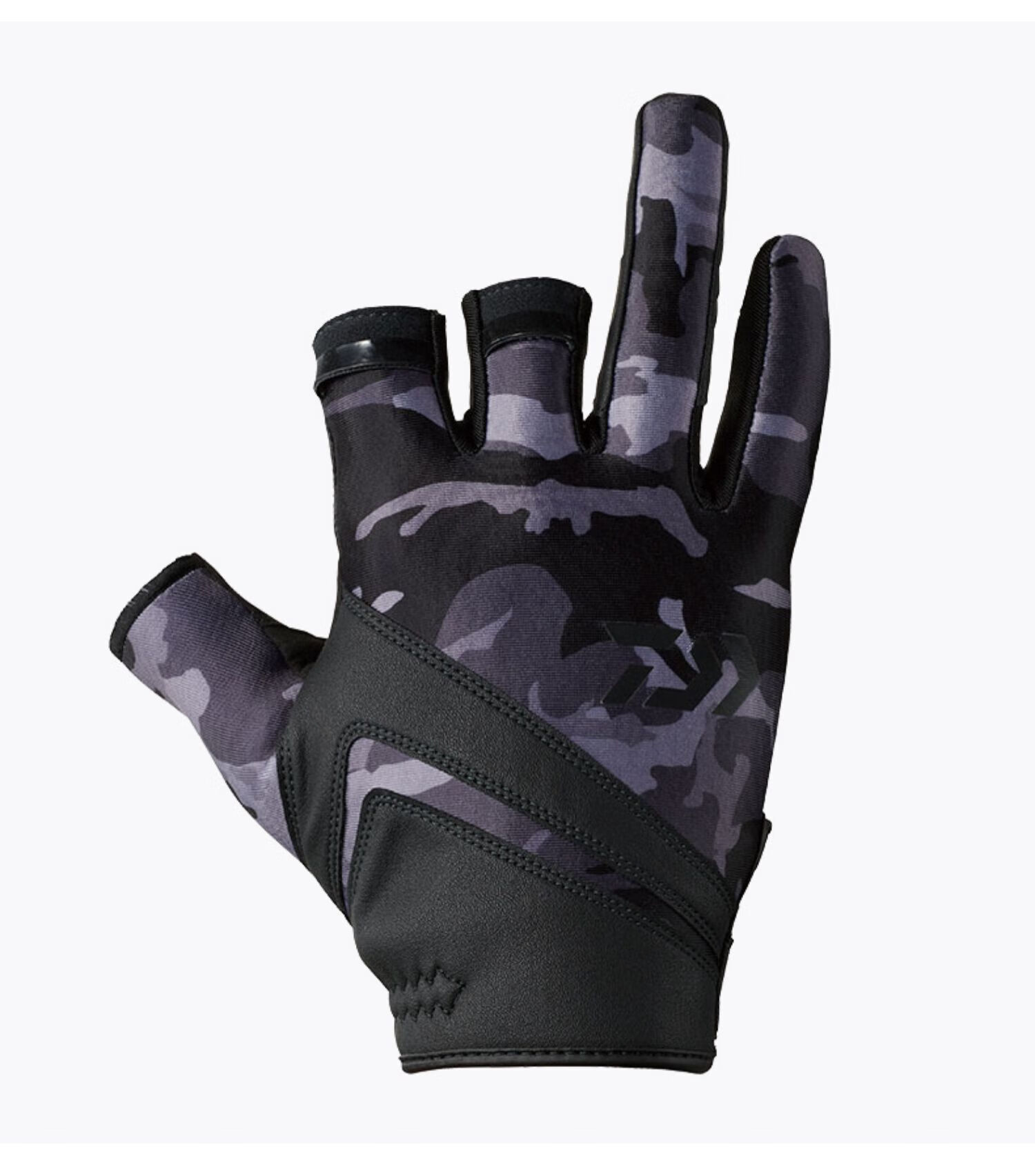 达亿瓦(daiwa)官方旗舰 21秋冬 防寒竞技路亚手套露3指钓鱼手套户外