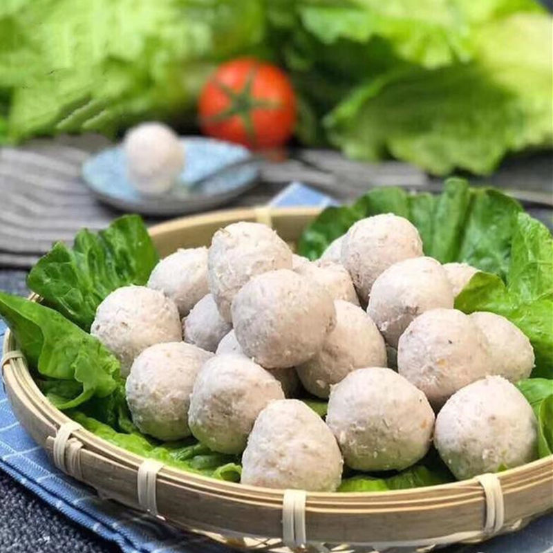 潮汕猪肉丸汕头特产新鲜烧烤丸子关东煮火锅食材猪肉丸一斤装双人装