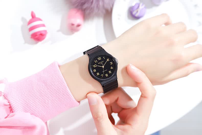 好物京选迪士尼手表女孩只看时间小学生女童10岁以上电子手表星黛露紫