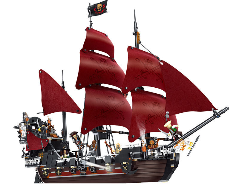 乐高lego旗舰拼装积木黑珍珠号加勒比海盗船大型礼物男孩模型玩具 黑
