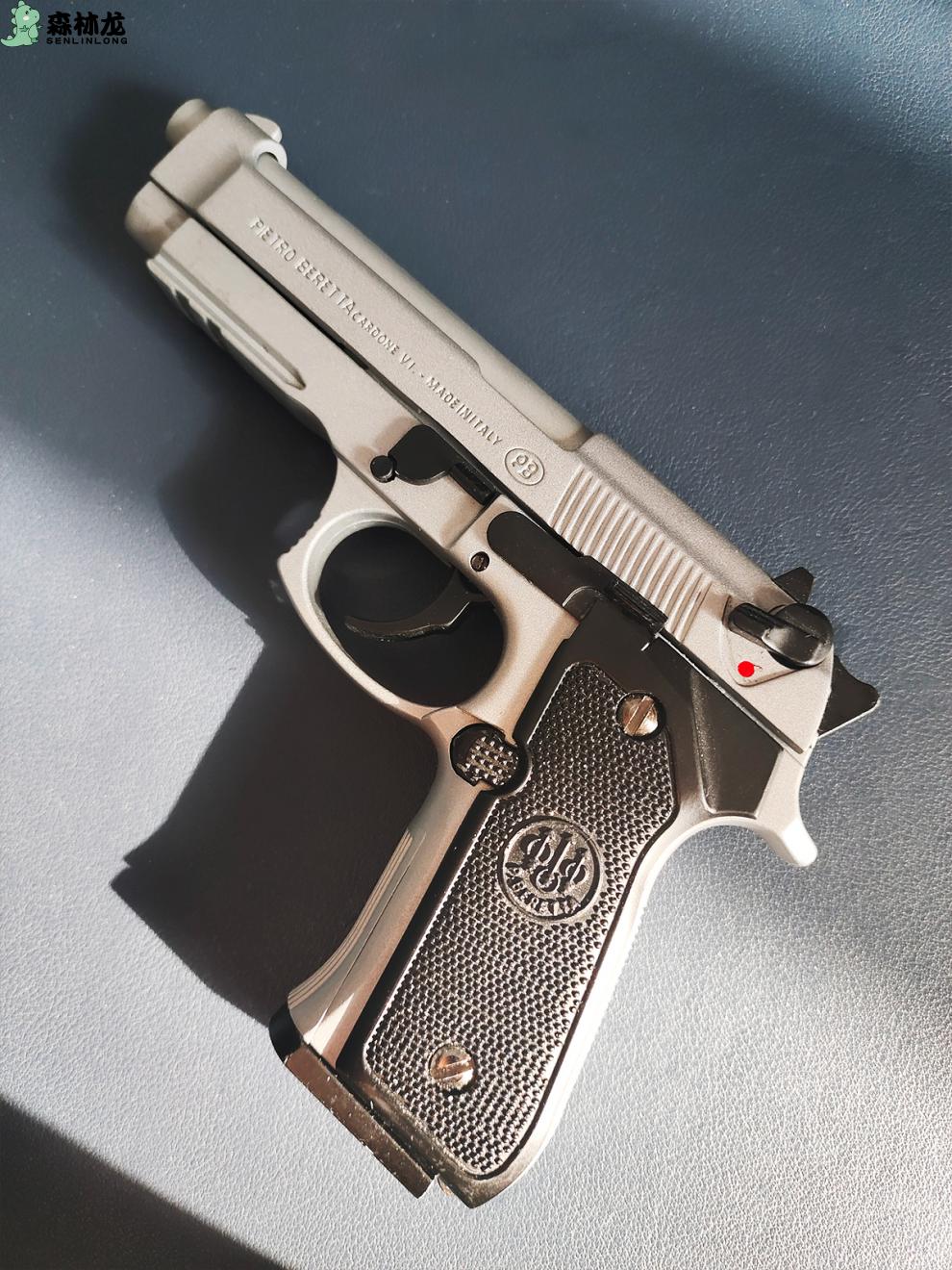 合金军模92式成人可抛壳全拆卸1205大号模型伯莱塔m合金属送男友战友