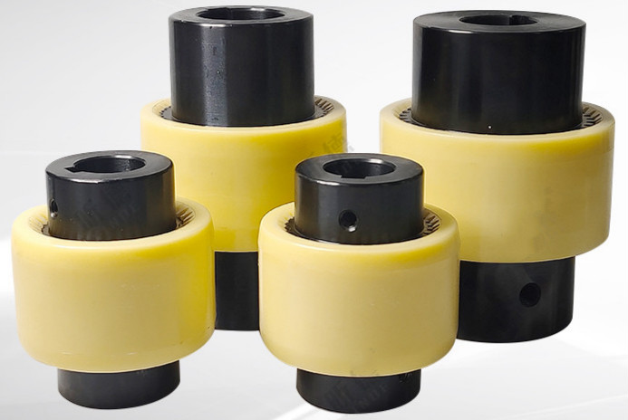 尼龙套齿式联轴器内齿连轴器曲面齿油泵电机连接器 pws nl2 外径55(内