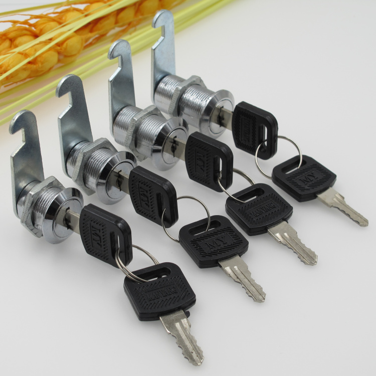 亚尔曼 文件柜锁转舌锁柜门锁正芯铁皮柜锁柜子锁更衣柜锁芯信报箱锁