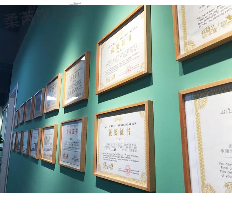 2022新款营业执照框正本奖状裱框挂墙a4证书框荣誉墙亚克力相框免打孔