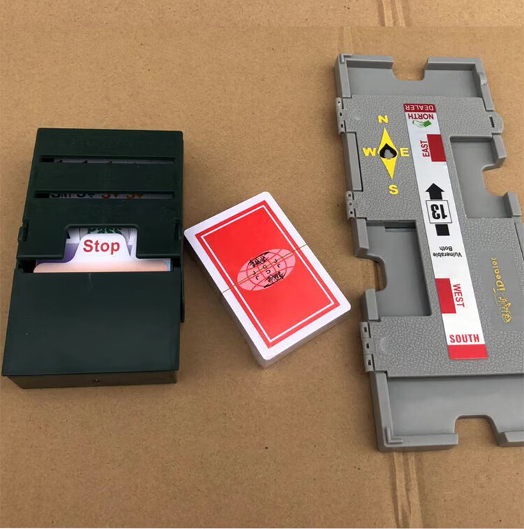 者金城坚桥牌套装学生桥牌初学桥牌套装塑料叫牌盒卡桥牌牌套扑克牌