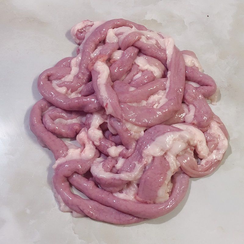 新鲜猪粉肠阿豪人家猪天天新鲜人家猪土货带油猪粉肠猪小肠苦肠发省外