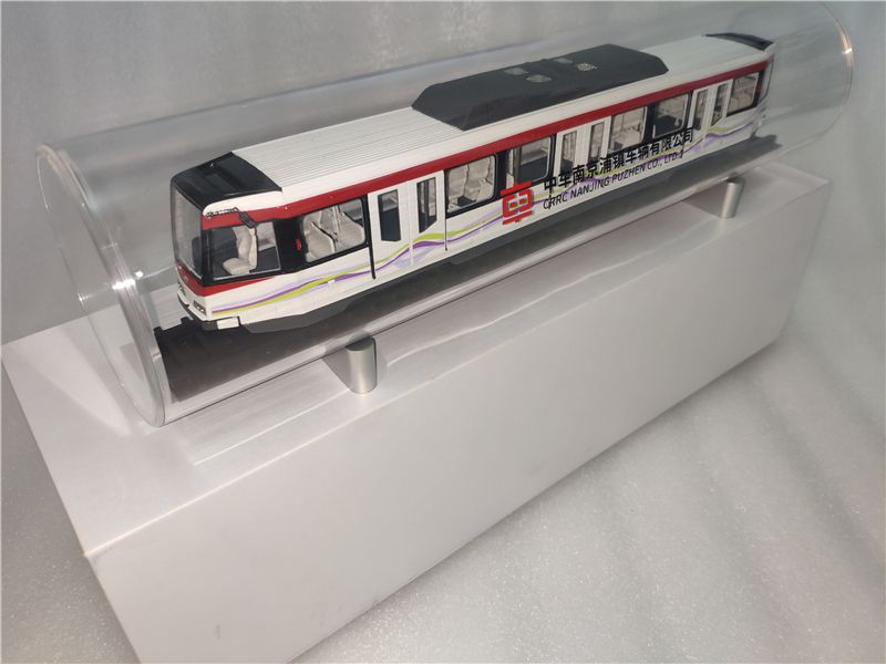 上海地铁模型南京苏杭静态仿真高铁地铁模型深圳火车玩具187比例合肥3