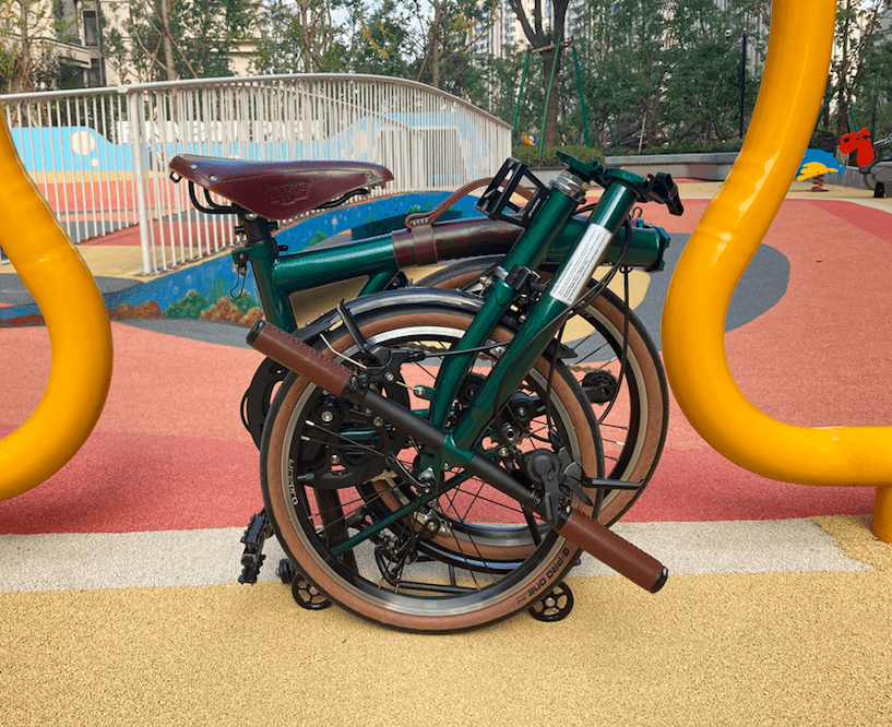 国产小布折叠车2022国布3sixty折叠车复古小布折叠车休闲单车套餐十