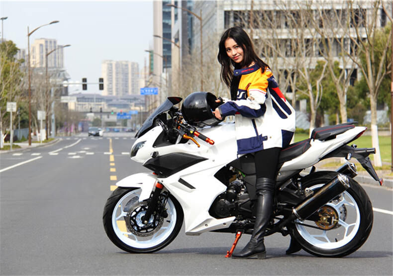 街车重型机车400原公告可上牌棕色双排国四力帆200电喷机圆角排气可