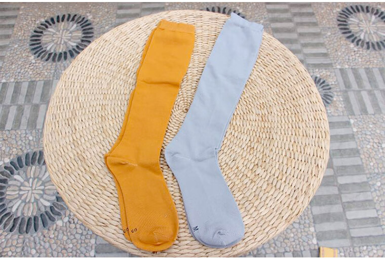 僧袜 夏季透气超弹力出家人大袜棉袜无需绑腿和尚长筒袜 灰色 m(39到