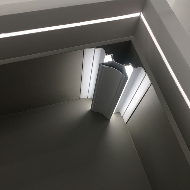 阴角灯石膏线条灯led发光顶角线形嵌入式灯带客厅无主灯明装阴角线型