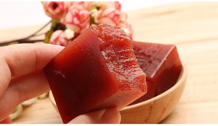 9折福君山山楂糕整箱268g装40袋纯糖批软京糕果脯发大块蜜饯新鲜日期