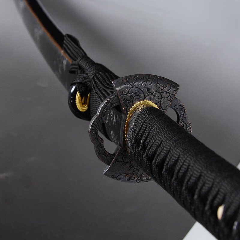 日本战刀木刀拔刀剑木刀带鞘居合道剑道木剑日本武士刃训练练习实木剑