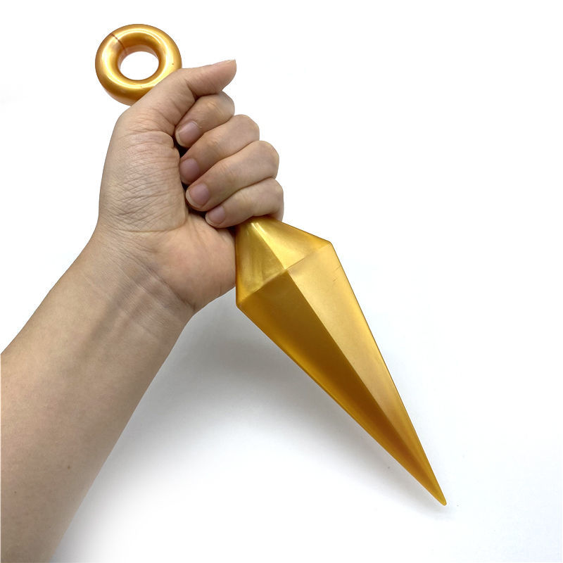 火影忍者苦无金色塑料pvc手里剑四代目飞雷神cos儿童玩具模型小四款