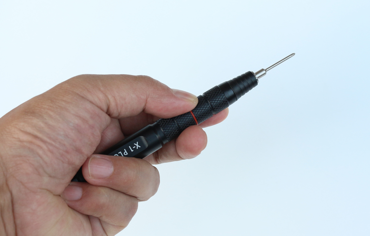 安士x1 x3 螺丝刀手柄 800电批头手柄 全金属螺丝批手柄 4mm圆形插孔