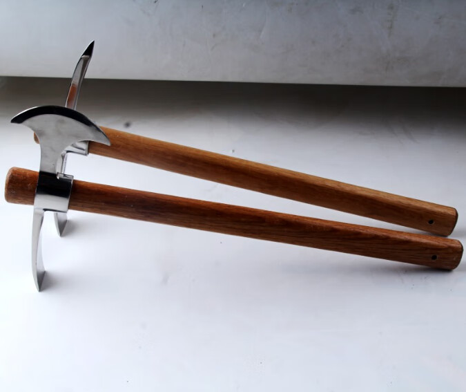 不锈钢镐头户外小洋镐十字镐登山镐挖笋锄头双头镐工农用镐工具镐