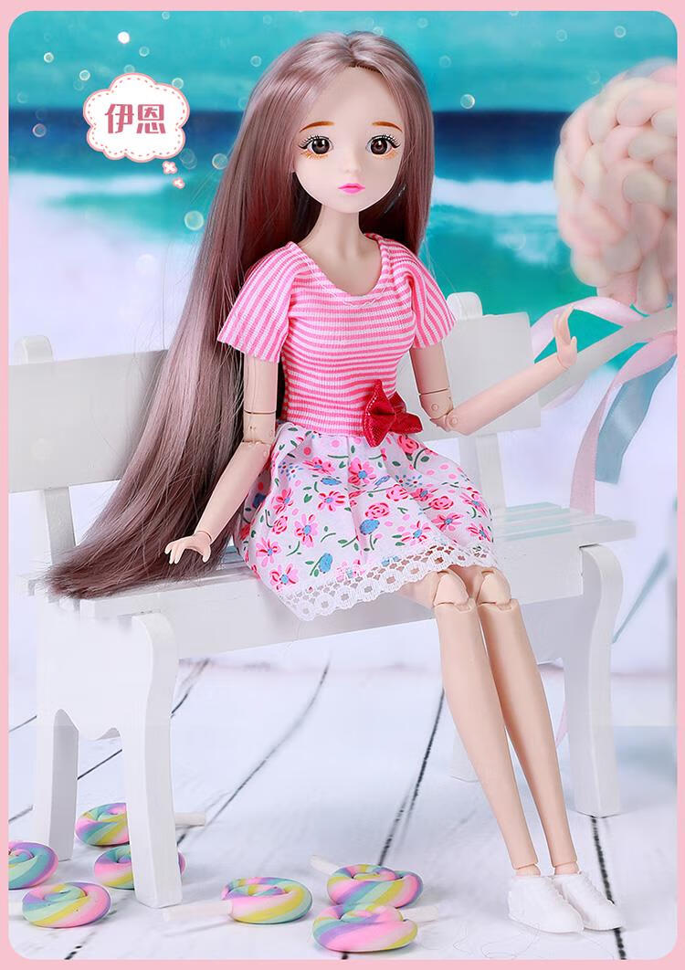 芭比娃娃衣服 芭比娃娃精致30厘米3真人版人体模型娃娃穿的衣服现代