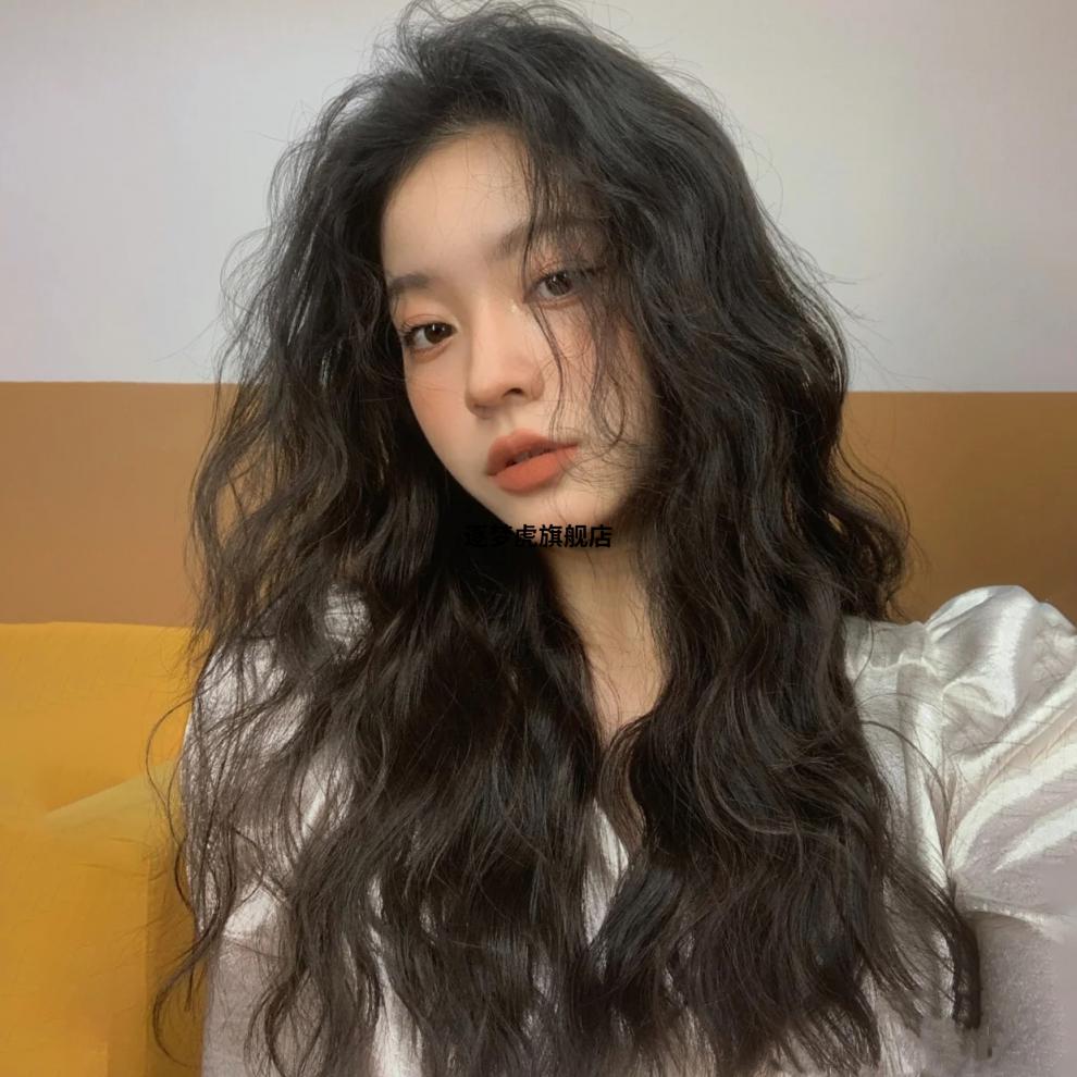 菲奥·娜假发女长发卷中分卷刘海自然全头套式气质蓬松仿真长卷发发套