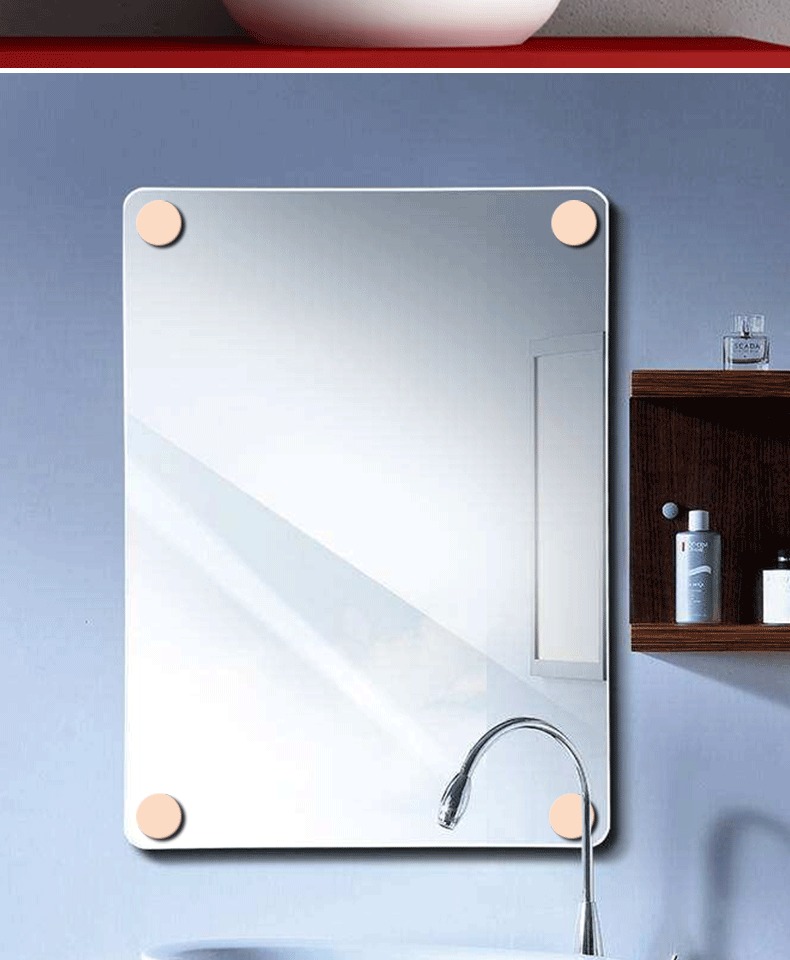 装饰镜钉广告钉玻璃镜子固定钉装饰钉子扣盖纯铜镜螺丝钉扣膨胀钉