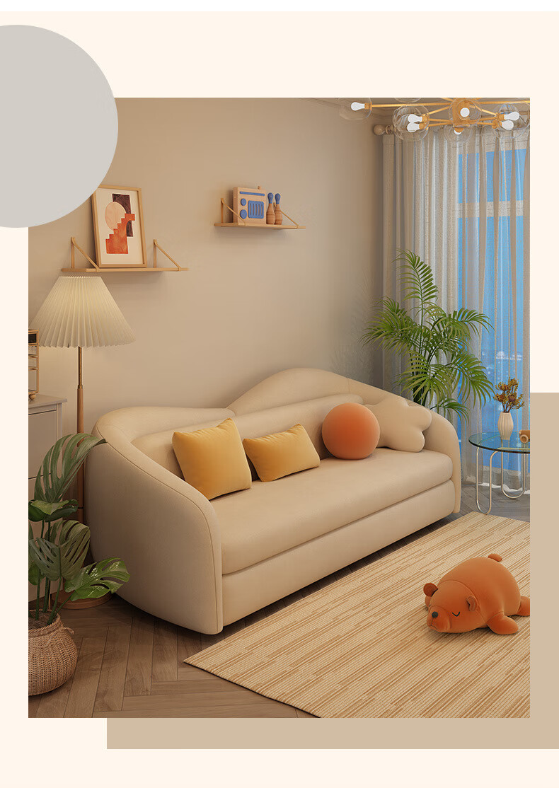 缦宛木 折叠沙发床两用沙发床小户型二人三人多人位沙发床可折叠床