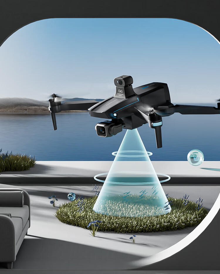 【】自动避障无人机方位避障无人机40分钟长续航航拍器双gps定位级